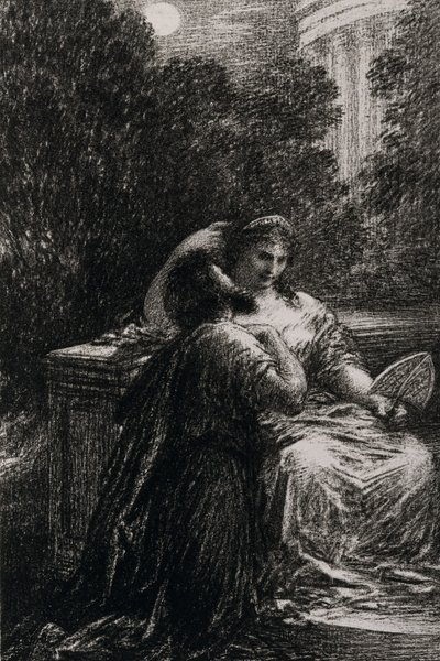 Troyanos en Cartago, Acto III de Ignace Henri Jean Fantin Latour