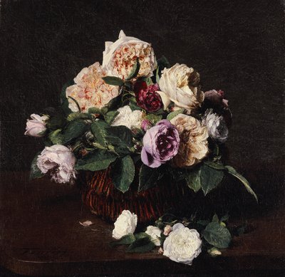 Jarrón de flores, 1876 de Ignace Henri Jean Fantin Latour