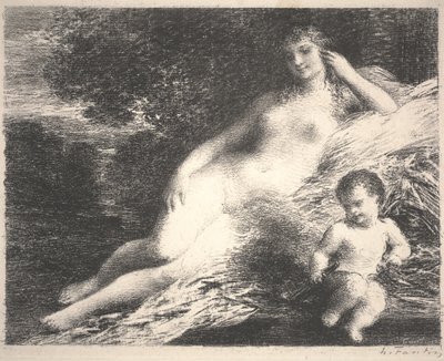 Venus y Cupido de Ignace Henri Jean Fantin Latour