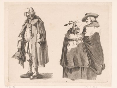 Composición con tres figuras de pie de Ignace Joseph de Claussin (attributed to)