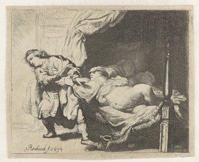 José y la mujer de Potifar de Ignace Joseph de Claussin