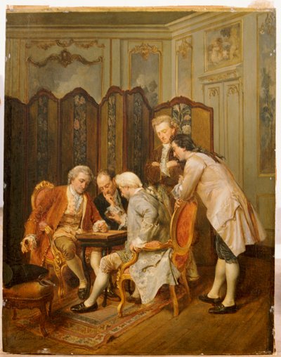 Los jugadores de backgammon, 1866 de Ignacio Leon y Escosura