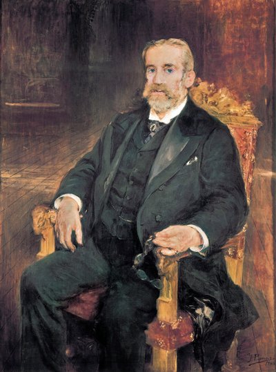 Retrato de Francisco Romero Robledo (1838-1906), político español de Ignacio Pinazo Camarlech