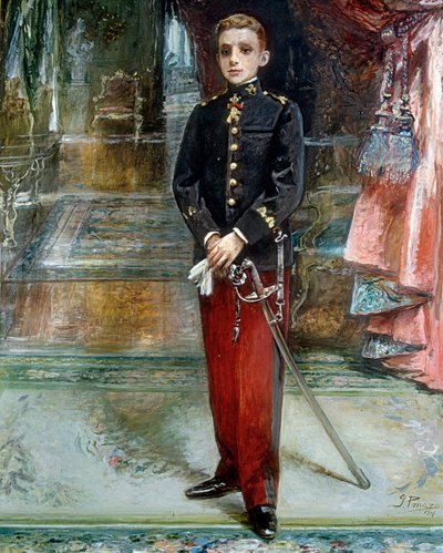 Retrato del Rey Alfonso XIII de España de Ignacio Pinazo Camarlech