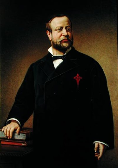Portrait of Francisco de Borja Queipo de Llano y Gayoso de los Cobos (oil on canvas) de Ignacio Suarez Llanos