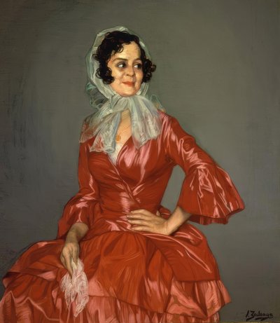 Angustias de Rojo de Ignacio Zuloaga y Zabaleta