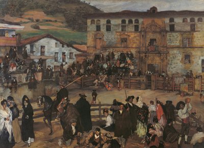 Corrida de toros en Éibar de Ignacio Zuloaga y Zabaleta