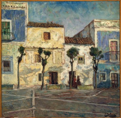 Casas al sol de Ignacio Zuloaga y Zabaleta