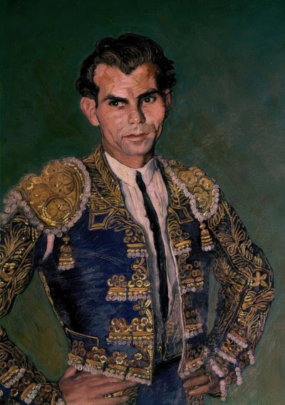 Domingo Ortega 1945 – Detalle de Ignacio Zuloaga y Zabaleta
