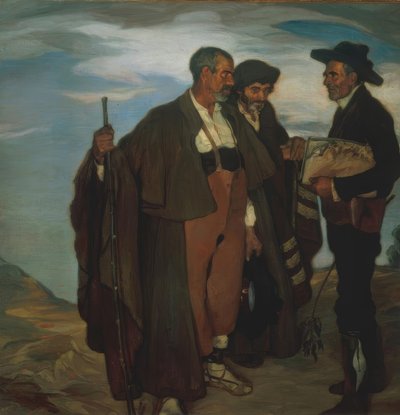 El alcalde de Torquemada y sus consejeros de Ignacio Zuloaga y Zabaleta