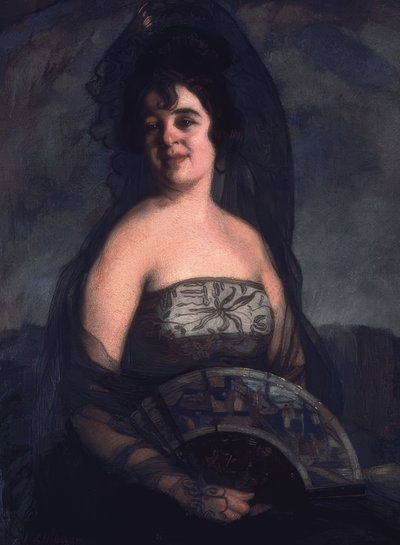 La dama del abanico de Ignacio Zuloaga y Zabaleta