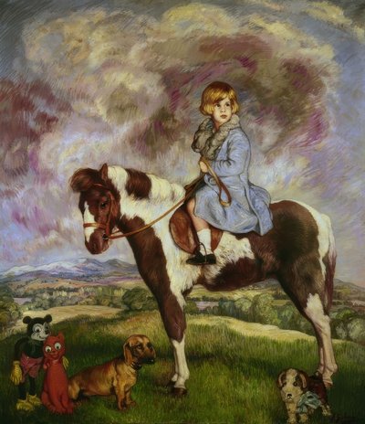 La duquesa de Alba niña (1930) de Ignacio Zuloaga y Zabaleta