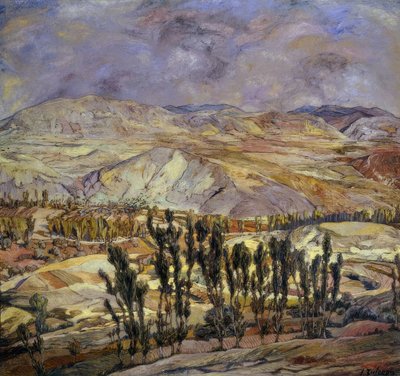 Paisaje en Calatayud (1930) de Ignacio Zuloaga y Zabaleta