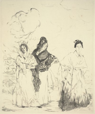 Las Manolas, c.1899 de Ignacio Zuloaga y Zabaleta