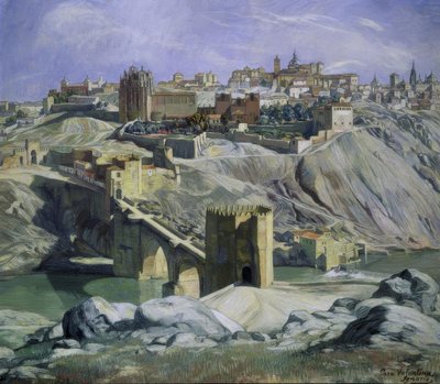 Paisaje claro de Toledo – 1932 de Ignacio Zuloaga y Zabaleta