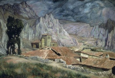 Paisaje de Pancorbo de Ignacio Zuloaga y Zabaleta