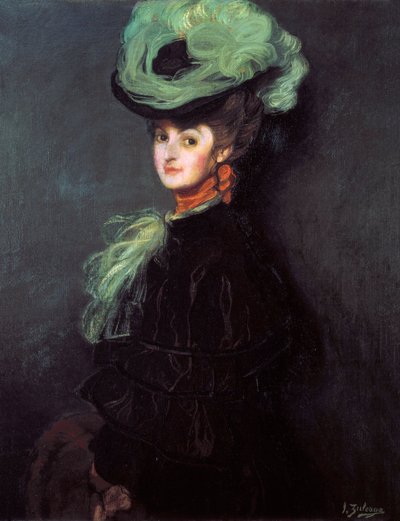 Retrato de Anny Bourdin (?) de Ignacio Zuloaga y Zabaleta
