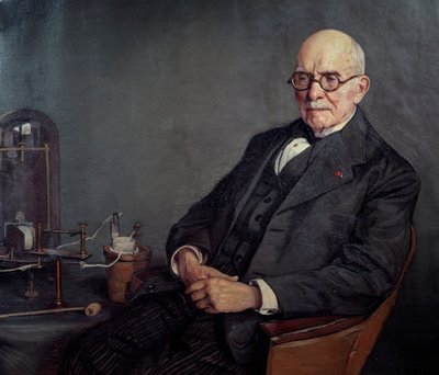 Retrato de Édouard Branly de Ignacio Zuloaga y Zabaleta