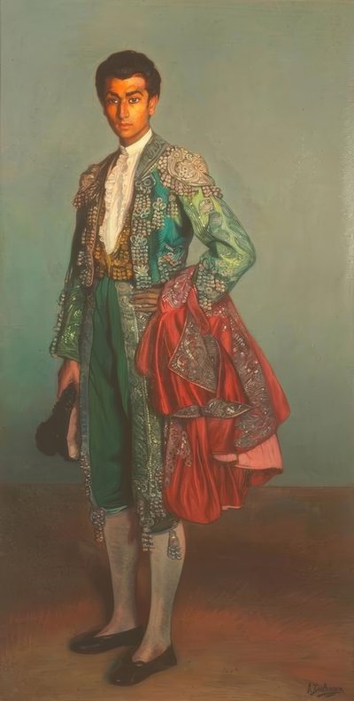 Retrato del torero Rafael Albaicín de Ignacio Zuloaga y Zabaleta