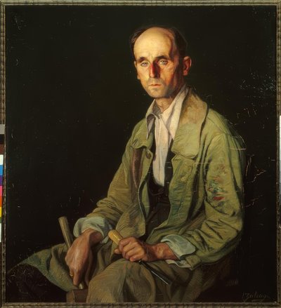Retrato del escultor Beobide de Ignacio Zuloaga y Zabaleta