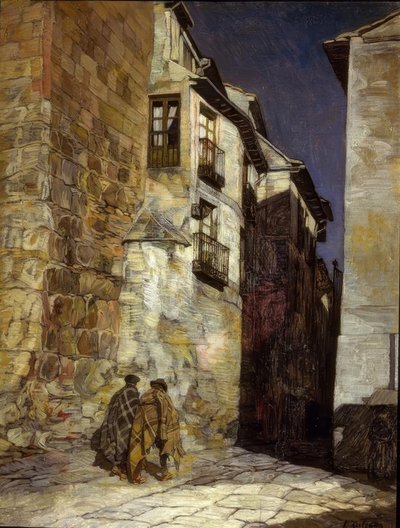 Segovia de noche de Ignacio Zuloaga y Zabaleta
