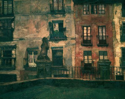 Segovia: Casas antiguas, 1917 de Ignacio Zuloaga y Zabaleta