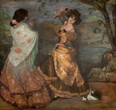 Bailarines andaluces de Ignacio Zuloaga y Zabaleto