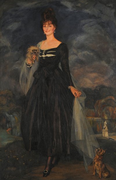 Retrato de señora S. W. de S. de Ignacio Zuloaga y Zabaleto