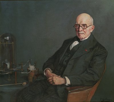 Retrato del físico Édouard Branly 1844-1940, c. 1920 de Ignacio Zuloaga y Zabaleto