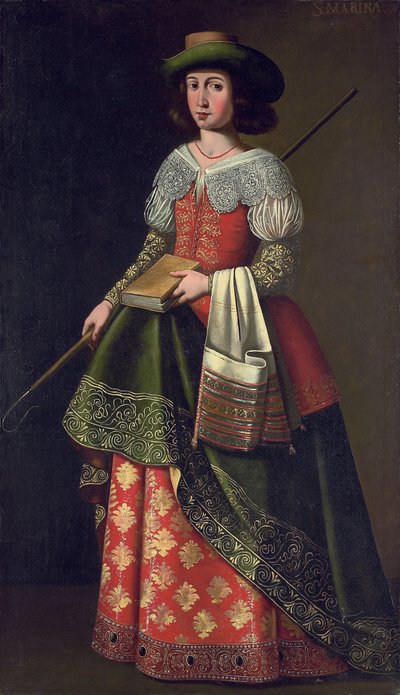 Santa Margarita de Antioquía como pastora de Ignacio de Ries