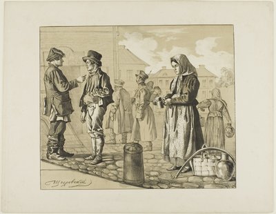 Escenas de la vida popular rusa de Ignatii Stepanovich Shchedrovskii