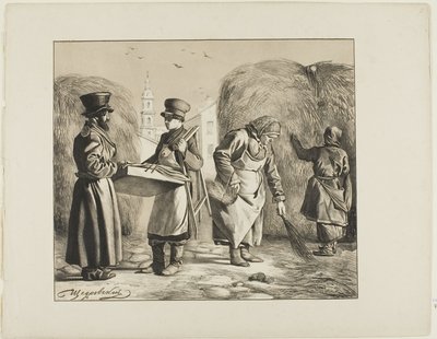 Escenas de la vida popular rusa de Ignatii Stepanovich Shchedrovskii