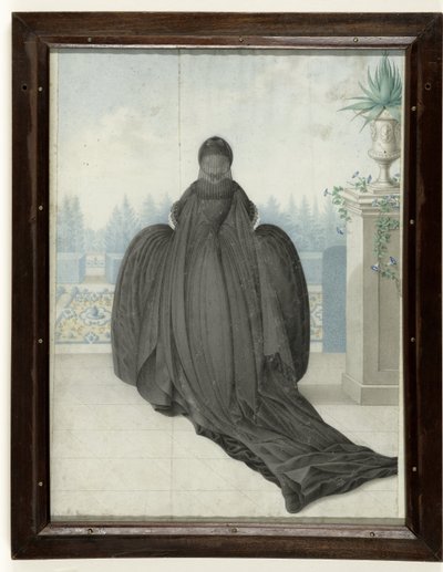 Retrato de la emperatriz María Teresa de Austria de Ignaz Manzador