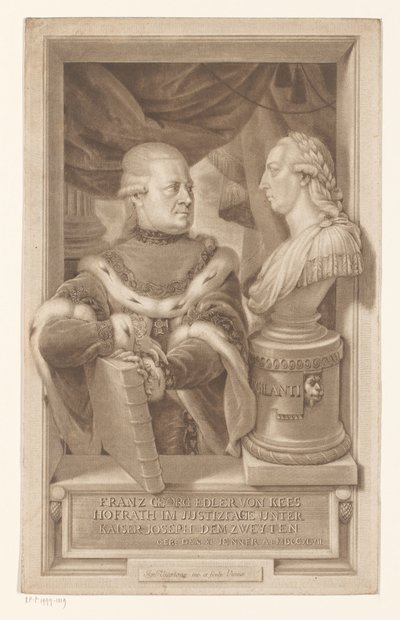 Portret van Franz Georg, Caballero de Kees de Ignaz Unterberger