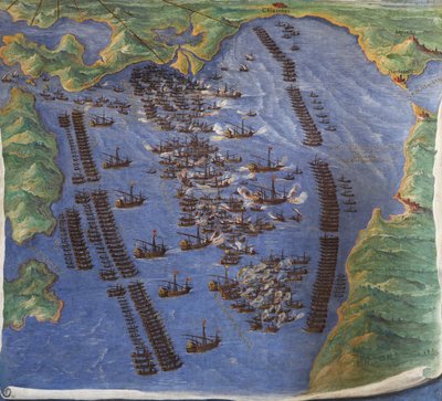 Batalla de Lepanto, 1571 de Ignazio Danti