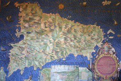 Mapa de Sicilia de Ignazio Danti