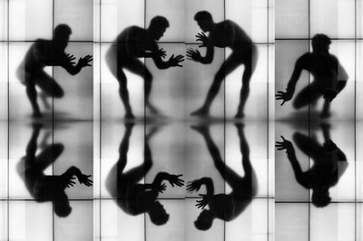 Siluetas dinámicas reflejadas de Igor Shrayer
