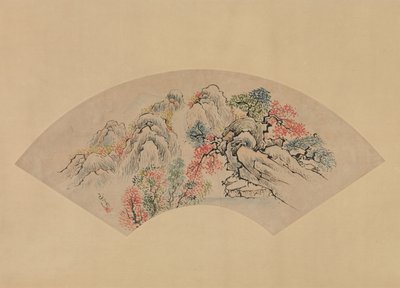 Paisaje otoñal de Ike no Gyokuran