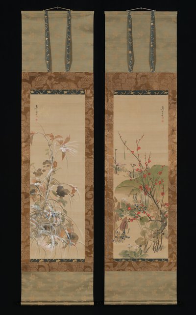 Flores y Pájaros de las Cuatro Estaciones de Ikeda Koson
