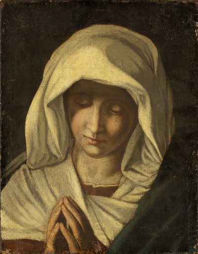 La Virgen en oración, c.1800 de Il  Sassoferrato