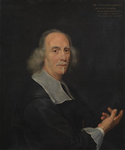 Retrato de Gian Lorenzo Bernini, 1673 de Il Baciccio