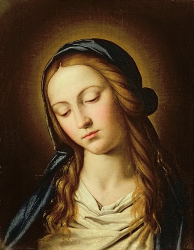 Cabeza de la Madonna de Il Sassoferrato