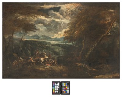 La conversión de San Pablo, 1710-20 de Ilario Giacinto Mercanti