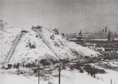 La demolición de la Catedral de Cristo Salvador en Moscú, 1931 de Ilya Arnoldovich Ilf