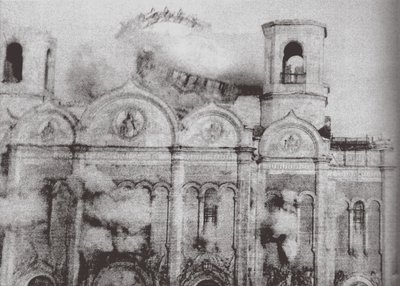 La demolición de la Catedral de Cristo Salvador en Moscú, 1931 de Ilya Arnoldovich Ilf