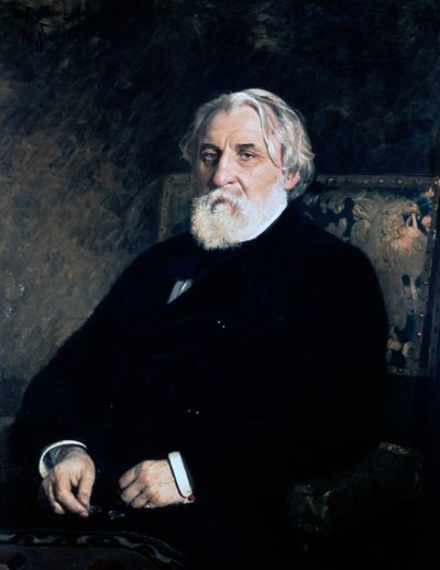 Retrato de Ivan Sergeyevich Turgenev (Orel de Ilya Efimovich (after) Repin