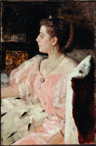 Condesa Jefimovich (pintura sobre lienzo) de Ilya Efimovich Repin
