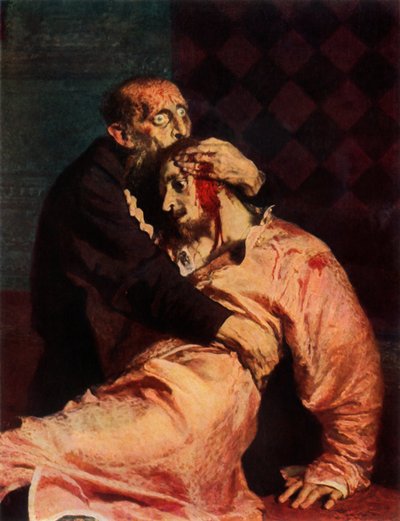 Iván el Terrible y su hijo Iván el 16 de noviembre de 1581, 1885, 1965 de Ilya Efimovich Repin