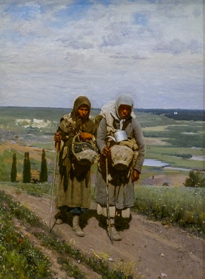 MUJERES PIADOSAS EN PEREGRINACIÓN de Ilya Efimovich Repin