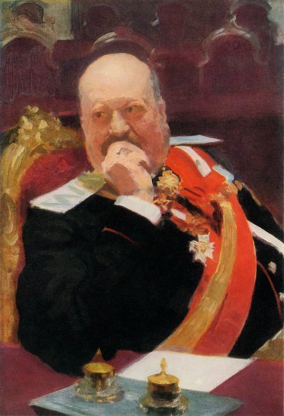 Retrato de A. P. Ignatiev, 1902, 1965 de Ilya Efimovich Repin